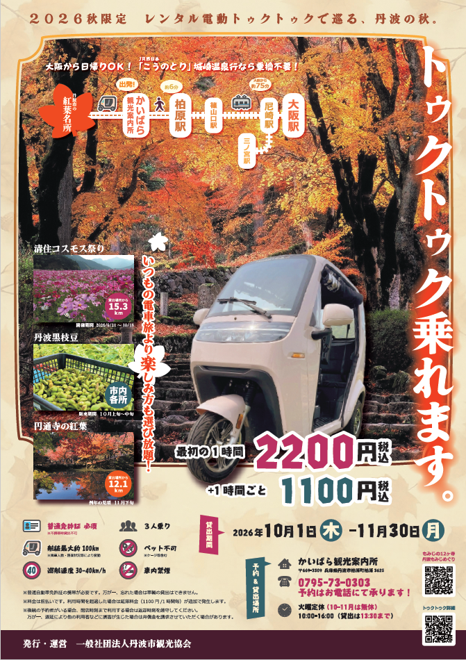 【チラシ】 トゥクトゥク