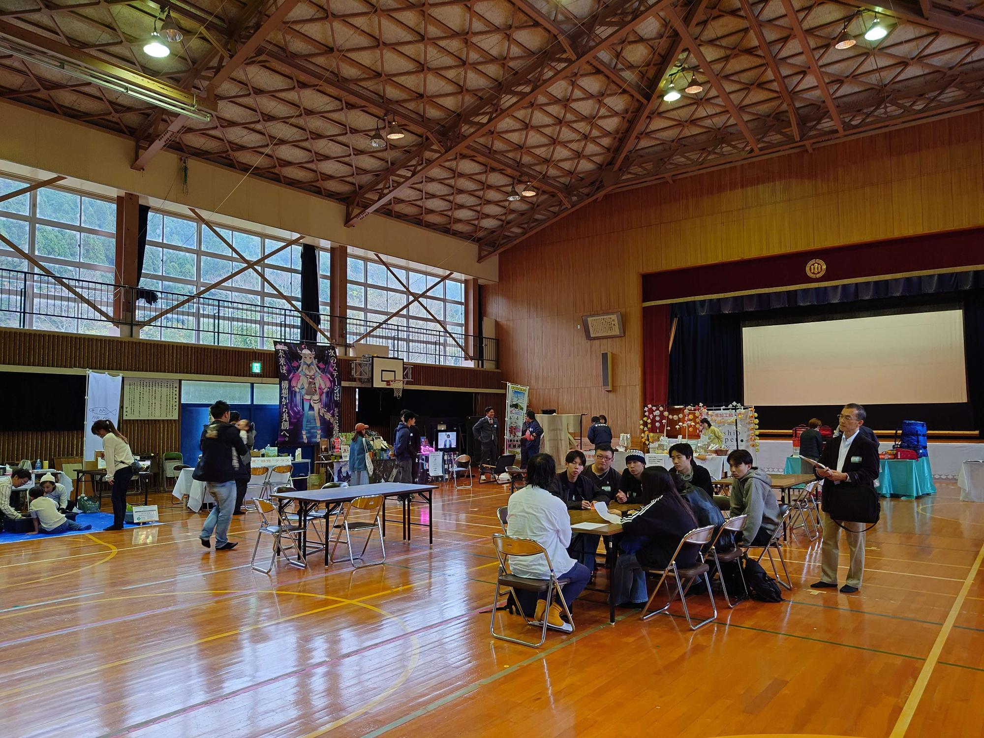 丹万博ビジネス交流ブース会場