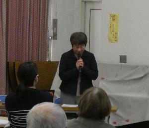 大原さんの事例発表の様子