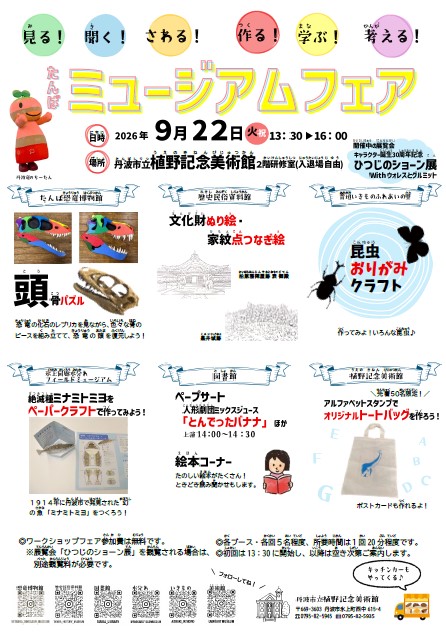 ミュージアムフェアチラシ