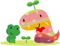 ちーたんが心を込めて植物を育てる