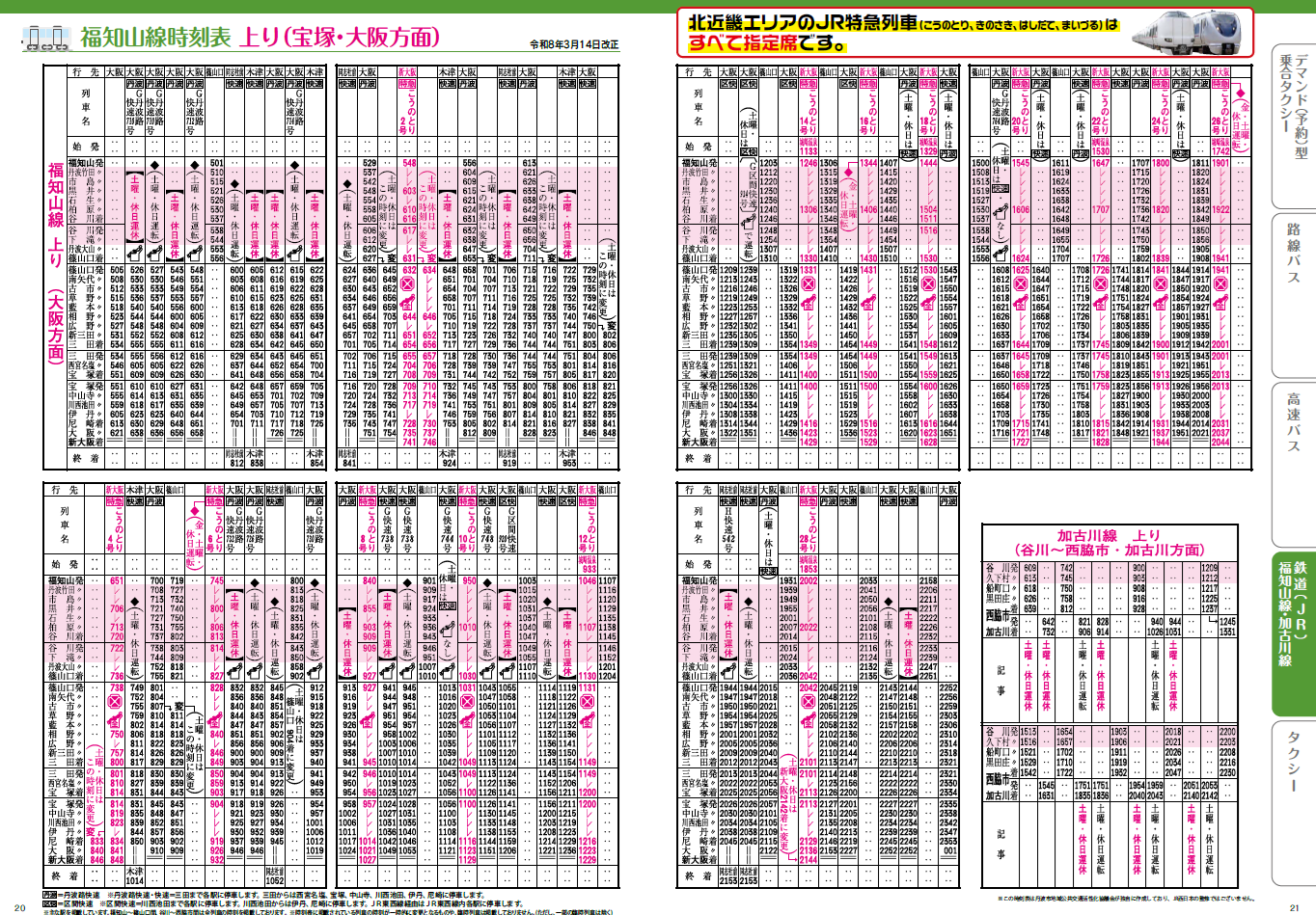 鉄道 上り(宝塚・大阪方面)