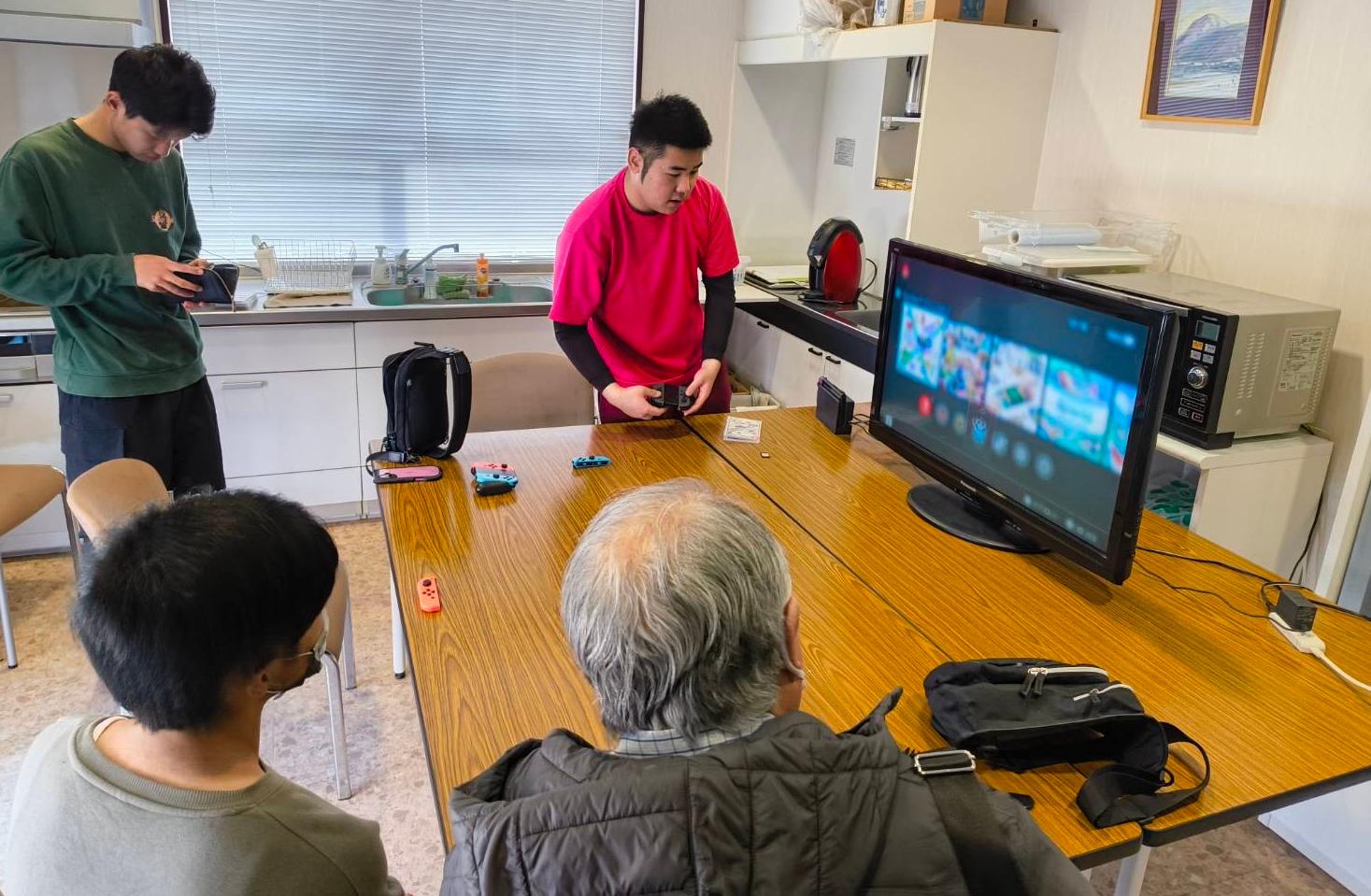 ゲームを通じた地域との交流
