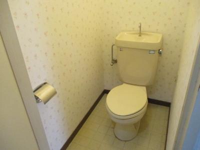 白を基調としたトイレの写真