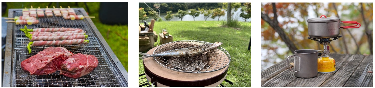 たき火に該当しないと考えられる行為（イメージ）