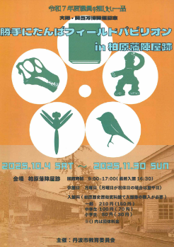 合同企画展のチラシ