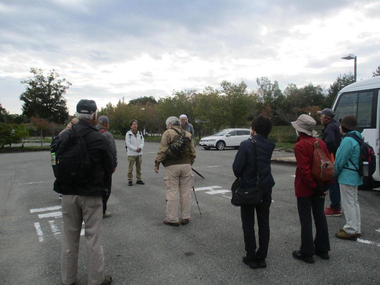 観察会開会あいさつ
