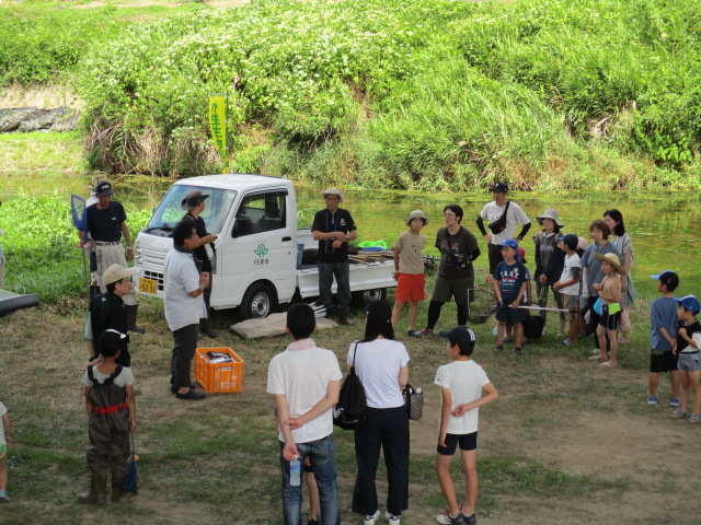 河原探検開会あいさつ