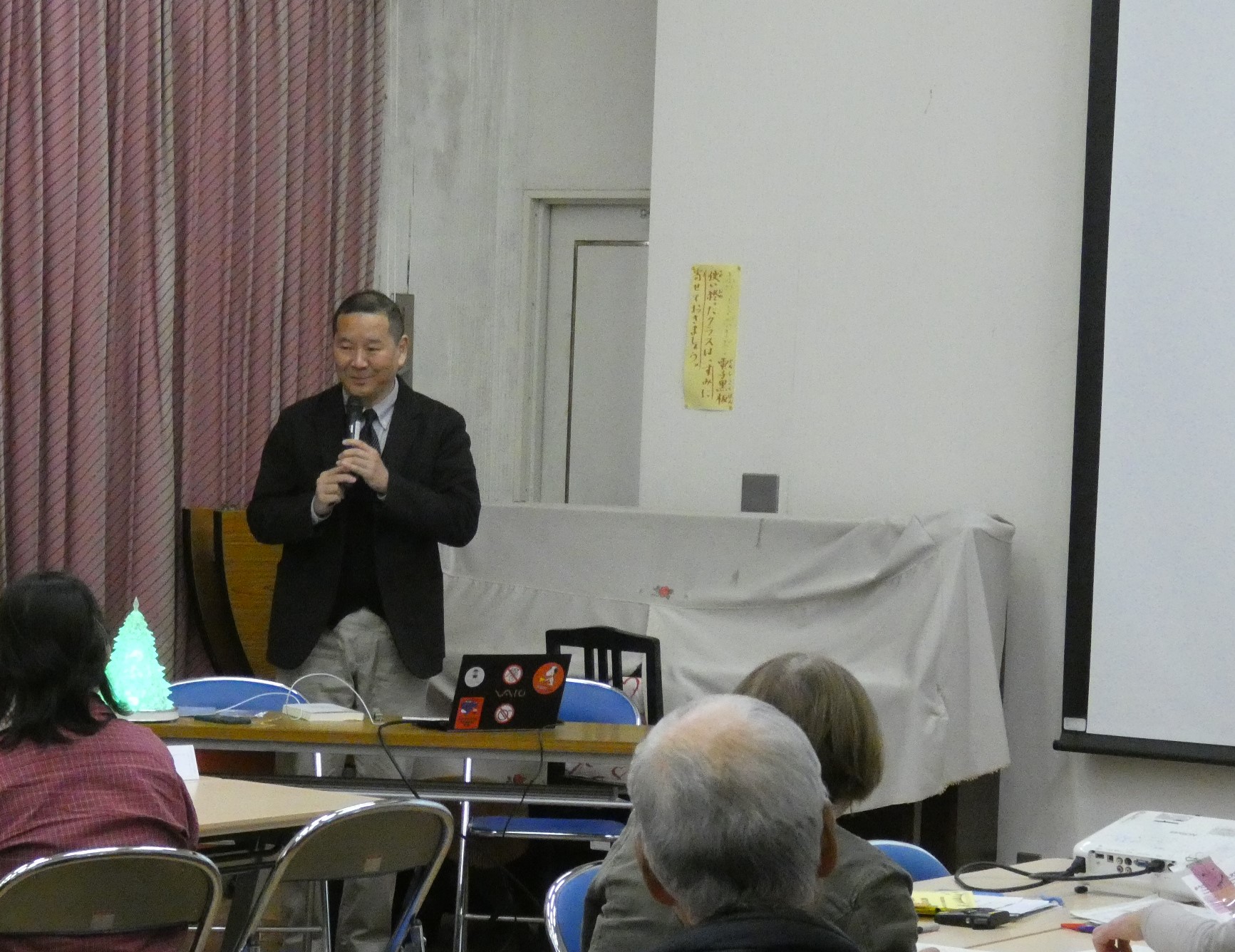 嶋田学さんの講演の様子